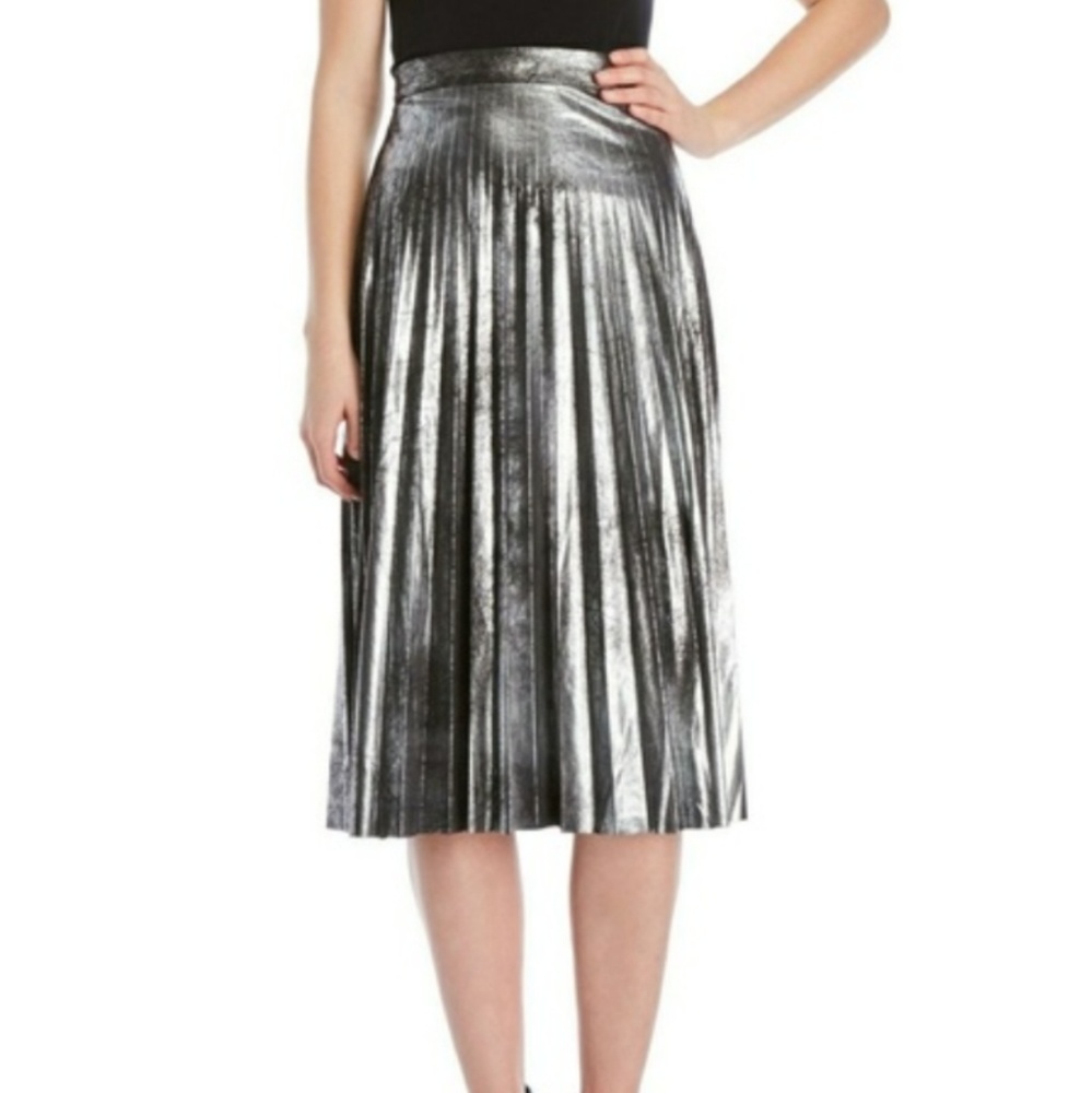 Romeo and Juliet couture silver skirt